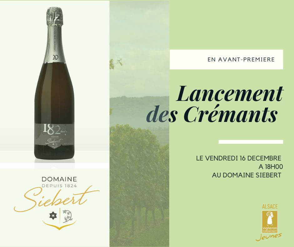 Avant-première: Lancement des Crémants Siebert