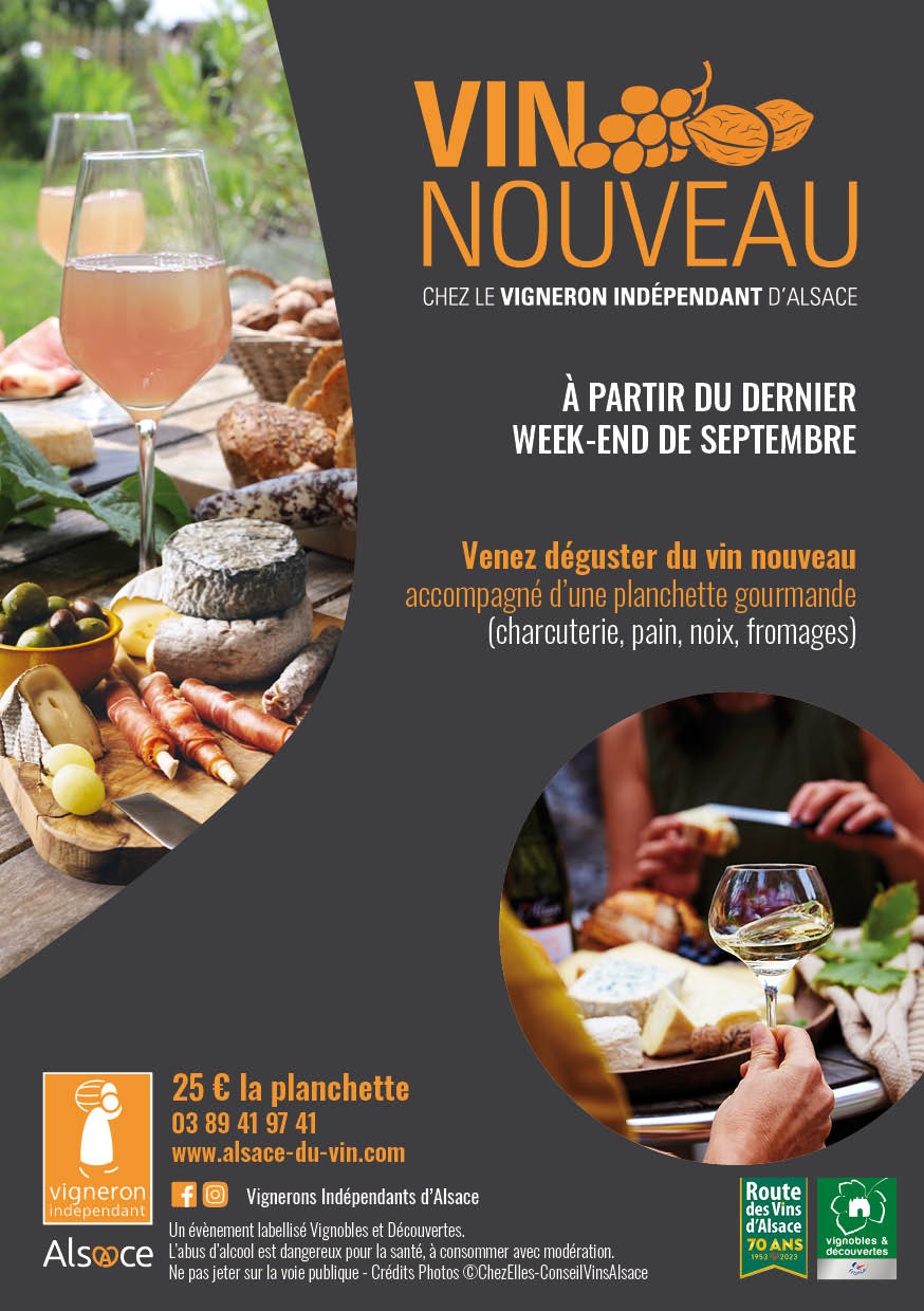 Vin nouveau et fête des vendanges 2023