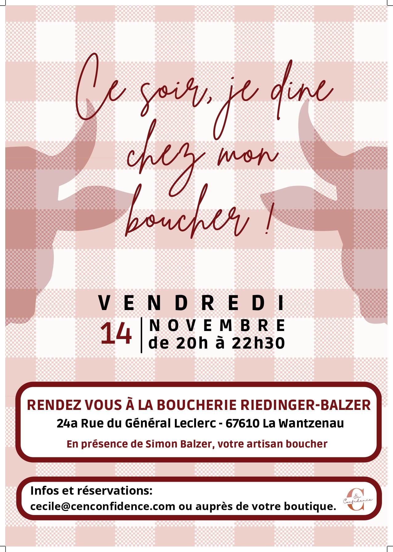 Ce soir, je dîne chez mon boucher ! (et vous ?)